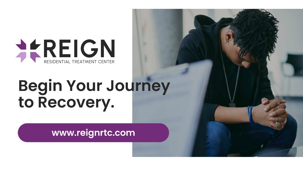 Reign Residential Treatment Center homepage screenshot